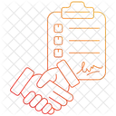 Contract Agreement Document Icon