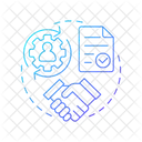 Contract Personal Data Processing Icon