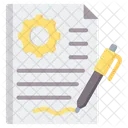 Contract  Icon