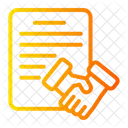 Contract Partner Hand Shake Icon