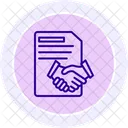 Contract Agreement Management Icon