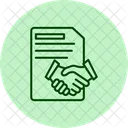 Contract Agreement Management Icon