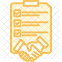 Contract management  Icon