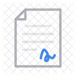 Contract Paper  Icon