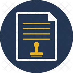 Contract paper  Icon
