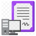 Contract Paper Contract Document Icon