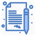 Contract Paper  Icon