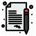 Contract Paper  Icon