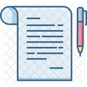 Contract Paper  Icon