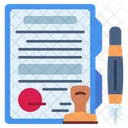 Contract Paper Icon