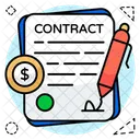 Contract Paper  Icon