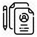 Contract Paper  Icon