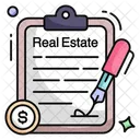 Contract Paper  Icon
