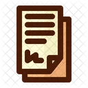 Contract Papers  Icon