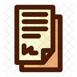 Contract Papers  Icon