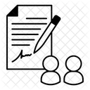 Contract Signature  Icon