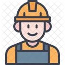 Contractor Constructor Construction Worker Icon