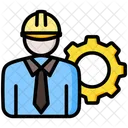 Contractor Manager Engineering Icon
