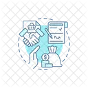 Contractual relationship  Icon