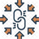Contrainte Lien Connexion Icône