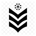 Ejercito Insignia Chevron Icono