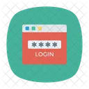 Contrasena Acceso Iniciar Sesion Icono