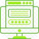 Contrasena Diseno Web Seguridad Icono