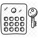 Contrasena Clave De Acceso Desbloqueo Icono