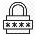 Contrasena Sistema Bloqueado Proteccion De Datos Icono