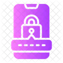 Contrasena Smartphone Acceso Icono