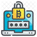 Contraseña bitcoin  Icono