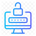 Contrasena De Computadora Bloqueo De Computadora Seguridad Informatica Icono