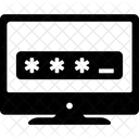 Inicio de sesión con contraseña de computadora  Icono