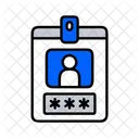 Pase De Seguridad Acceso Identificacion Icono