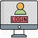 Contrasena De Usuario Credenciales Acceso Icono