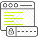 Contrasena Del Sitio Web Sitio Web Contrasena Icono