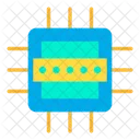 Contrasena Microchip Procesador Icon