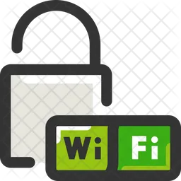 Contraseña de wifi  Icono