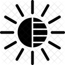 Contrast Basic Brightness Icon