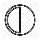Contrast Difference Compare Icon