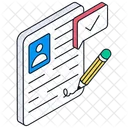 Contrat De Travail Document Contrat Icône