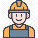 Empreiteiro Construtor Trabalhador Da Construcao Civil Icon