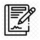 Contrato Legal Acuerdo Icono