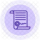 Contrato  Icono