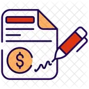 Contrato Comercial  Icono