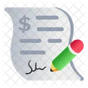 Contrato Comercial  Icono
