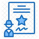 Contrato De Actriz Contrato Acuerdo Icono