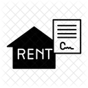 Contrato de arrendamiento  Icono