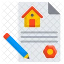Contrato de casa  Icono