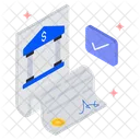 Negocio Prestamo Banco Icono